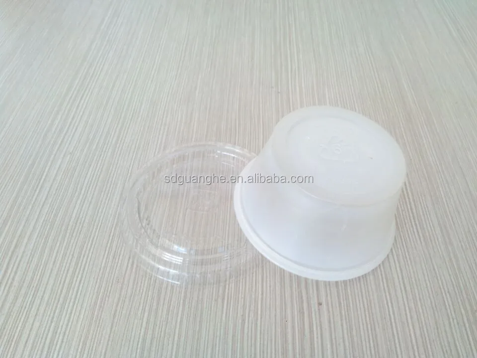 Pp Clear 2 Oz Disposable Plastic Portion Sauce Cup With Pet Clear Lid