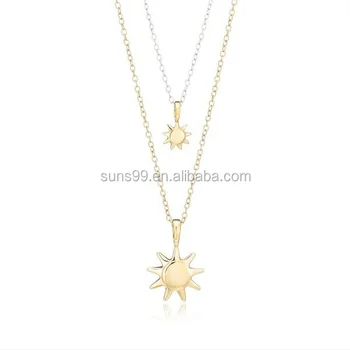 sunshine mother daughter necklace