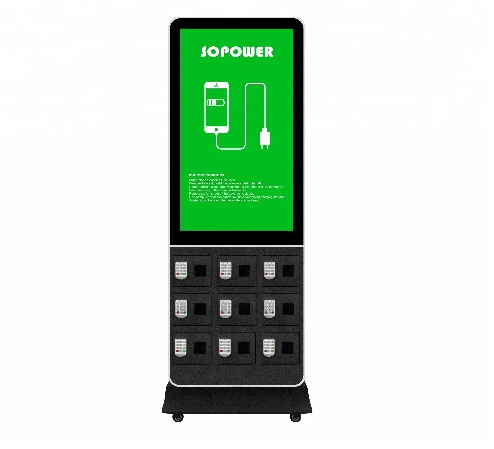 Charging Unit Mobile Phone Charging Vending Machine For Charging Cell