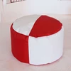 Round bean bag seat ottoman cushion foot stool puff