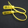 High quality security yellow color numbered plastic seals