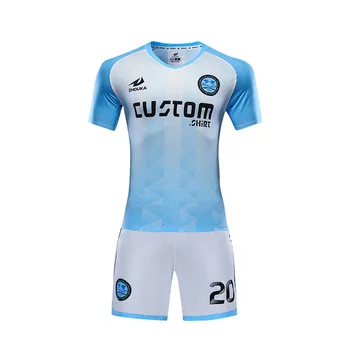 white and blue jersey design