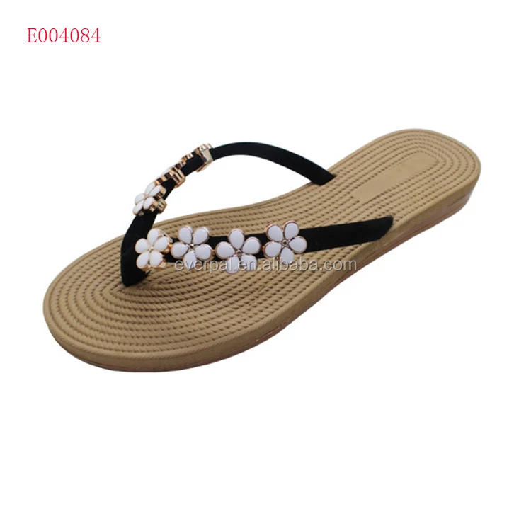 KHADIM Brown Flat Slip On Sandal for Women 6511143