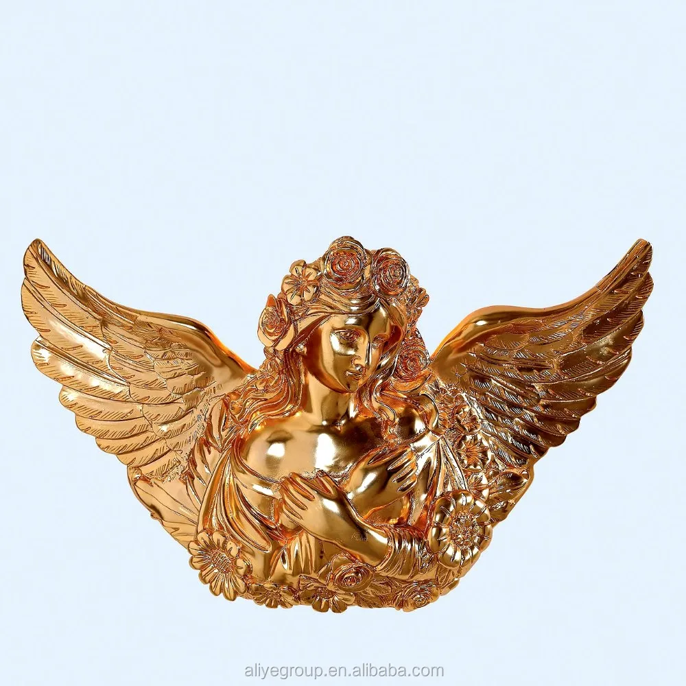 Antique Flower Shape Home Goods Wall Sconces In Golden Color Hb116