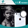 2016 china new products selfie led ring light ,hot mobile phone camera external flash led fill light