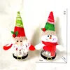 Christmas Gift Items Santa Claus Doll Heads Growing Grass Hair Christmas Plush Toys