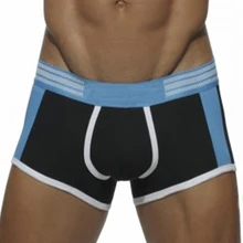 Popular brand sexy patchwork cotton boxers 4 colors brand men boxer breathable fashion men underwear #ES01