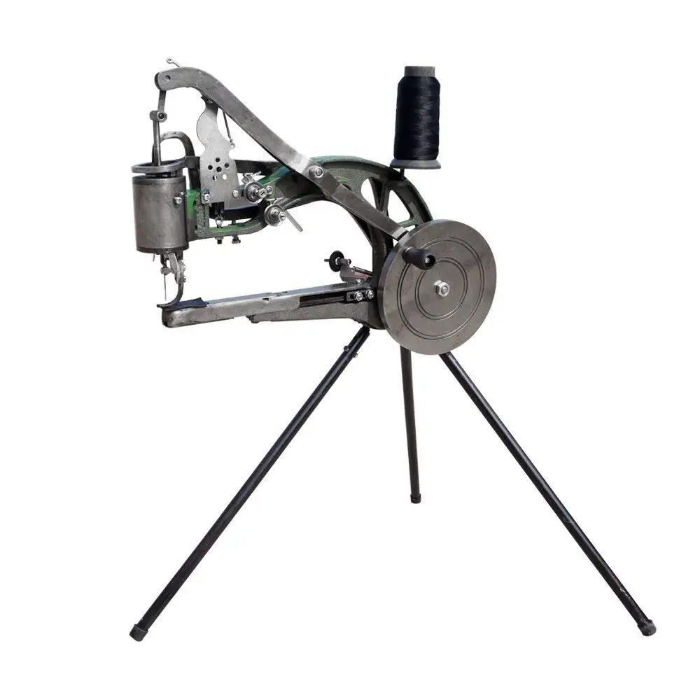 Get Quotations · Hand Machine Cobbler Shoe Repair Machine Dual Cotton Nylon  Line Sewing Machine，Manual Shoe Mending
