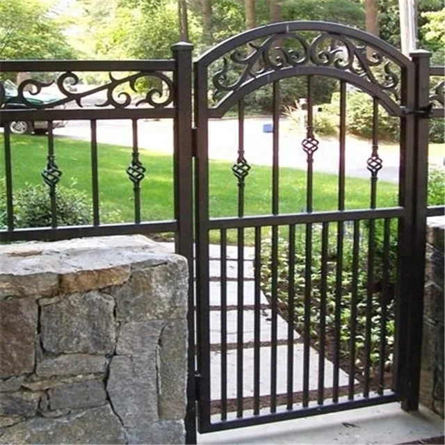 Gate Color Paint Wrought Iron Garden High Quality
