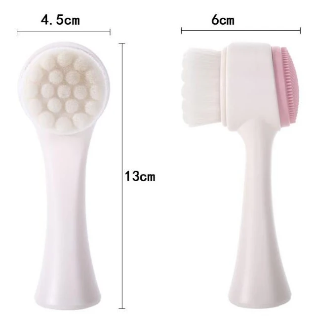 Free shipping Practical Spa Wash  Deep Facial Massager Beauty skin Care Double Side  Facial Pore Cleansing Brush