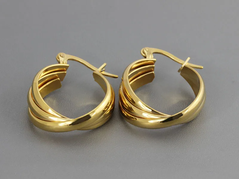 Saudi Gold Earring Jewlery Women S Plated Hoop Saudi Gold Earring Jewlery Women S Plated Hoop