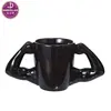 Cartoon Styling Mug Office Funny Creative Ceramic Cup Double Muscle Cup