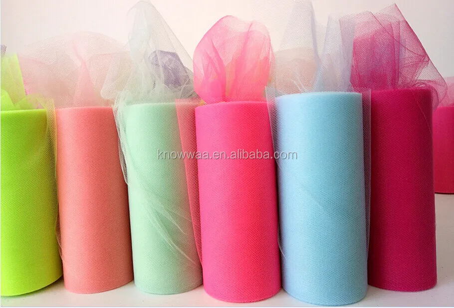 Diy Silk Organza Tulle Mesh Tutu Fabric For Wedding Decoration Bridal