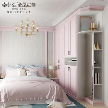 Suofeiya Custom Bedroom Wardrobe Laminate Designs Cabinet For Home