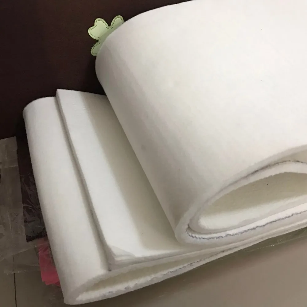 10mm Thick White Polyester Felt Tension Pad For Steel Slitting Machine