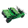 8013 2.4G 4CH Remote Control UAV Carrier 506PCS Building Blocking RC Car Toys For Kids
