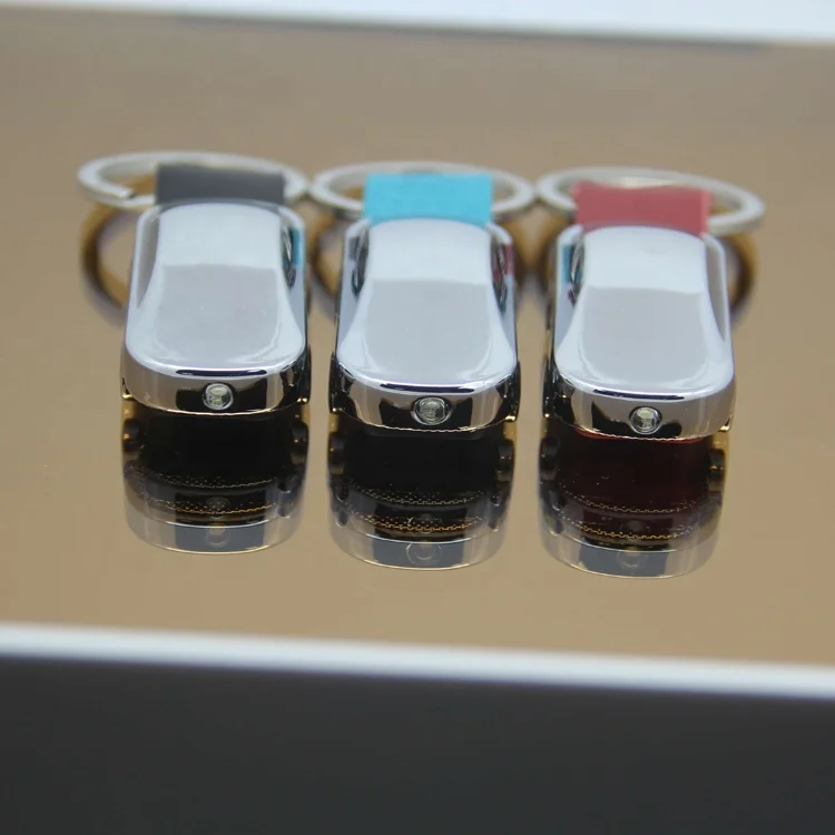 New product ideas factory high quality car shape metal LED keychain