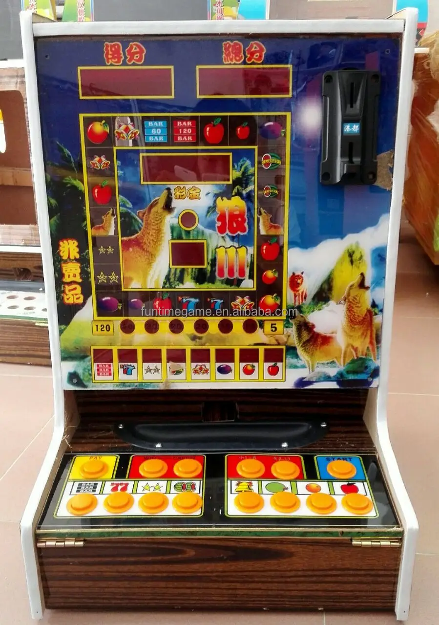 Indoor Table Top Mario Slot Game Machine