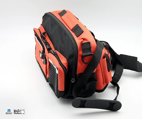 Portable Multi-functional Fishing Tools Fishing Lure Tackle Box Waist Pack Shoulder Bag