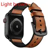 Hot For Apple Watch 38mm 40mm 42mm 44mm Genuine Leather + Silicone Replacement Strap Band