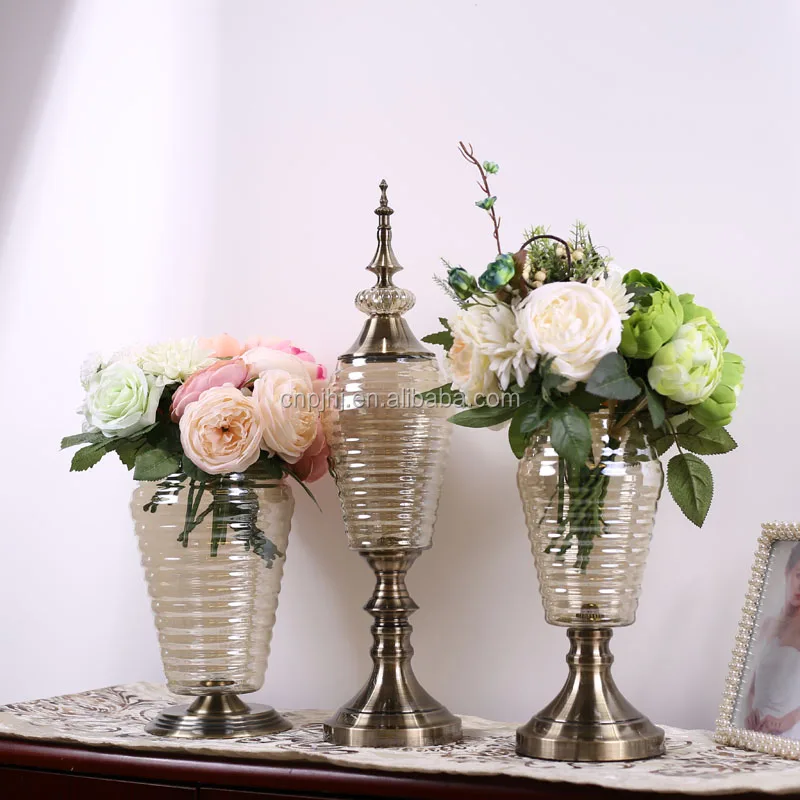 Home And Wedding Table Centerpiece Decoration Tall Glass Vase For