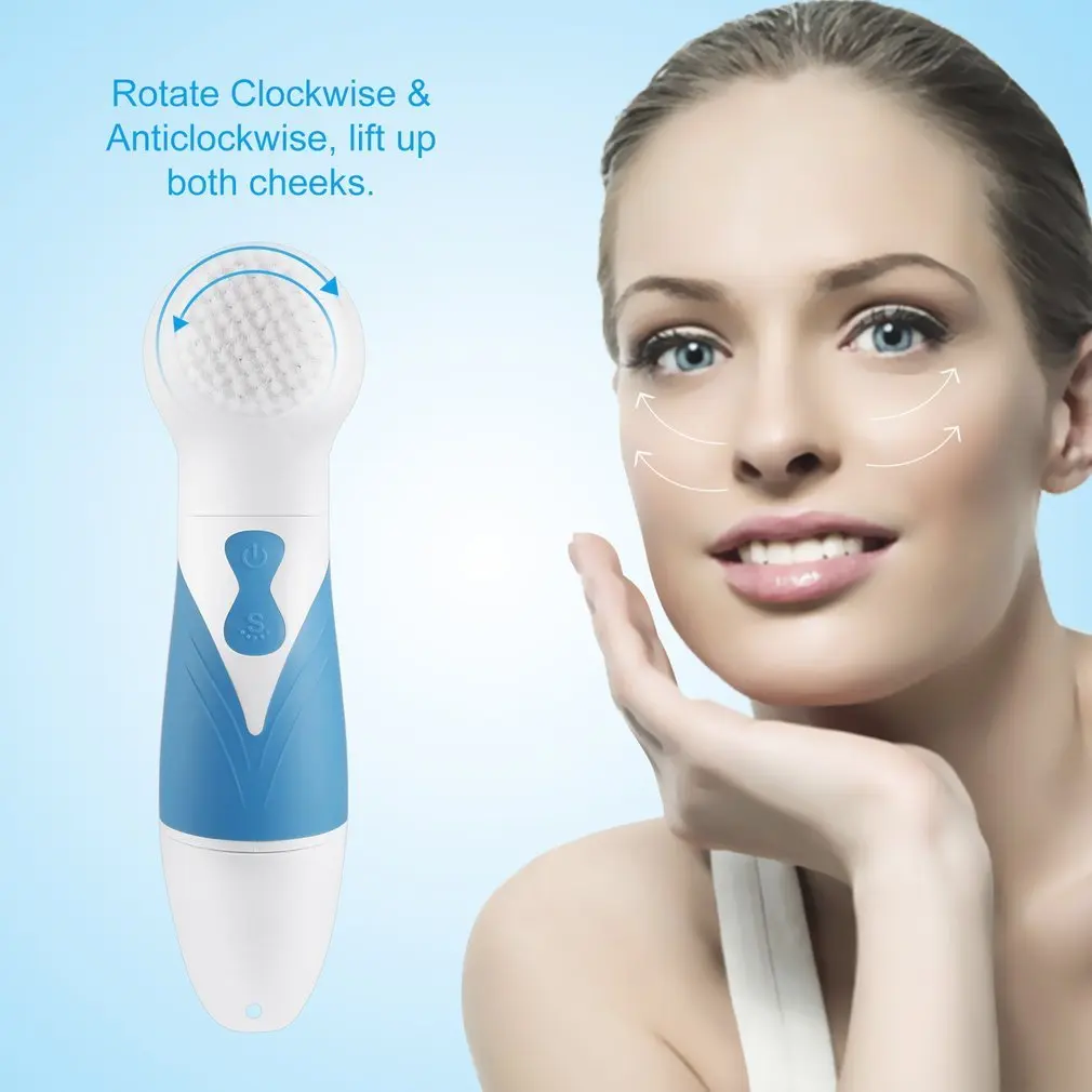 Private Label 5 In 1 Electric Face Massager Rotating Facial Cleansing