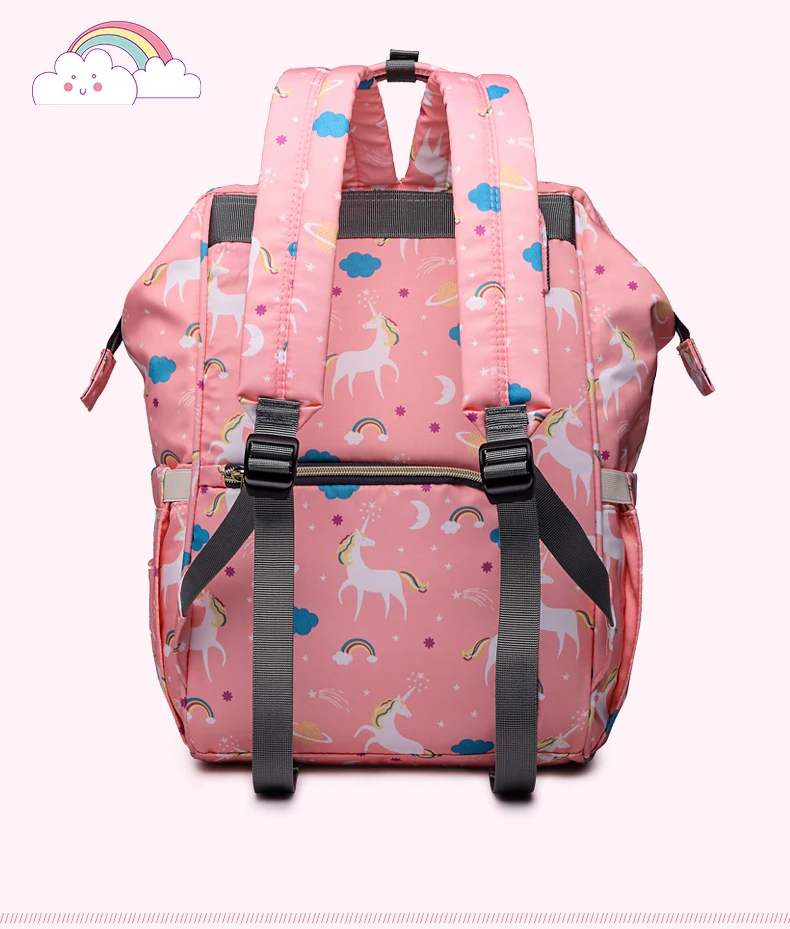 Fashion Unicorn Baby Bag Stroller Diaper Bag Waterproof Nappy Bag For
