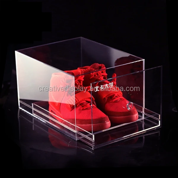 2015 hot sale acrylic sneaker box, View 