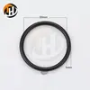 50mm Inner Solid Hardware Customized on Weld Metal deep Black Round Wire Small O-Ring for bags accessories