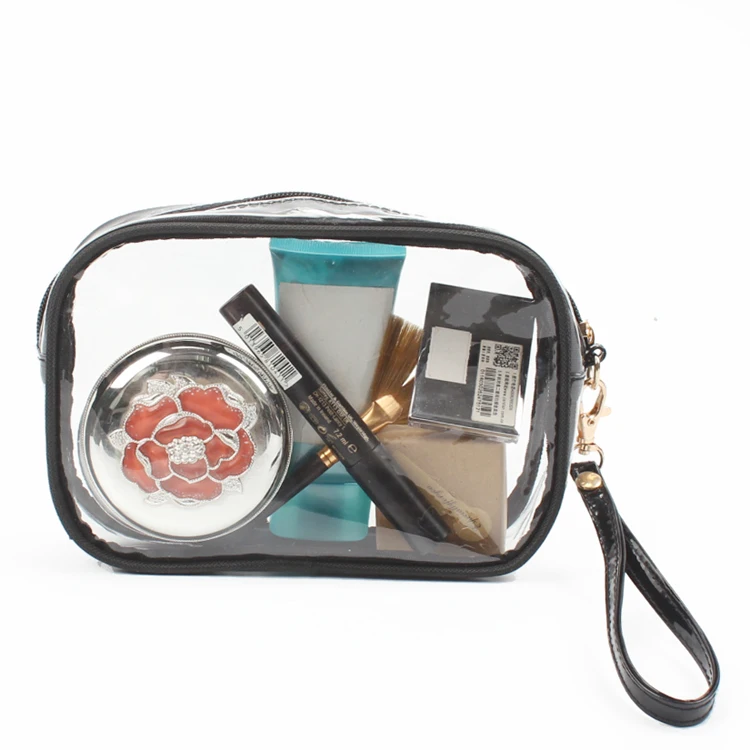 Tsa Approved Clear Toiletry Bag With Zipper Travel Luggage Pouch Carry