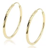 97670 xuping 14k gold plate hoop earring, aretes baratos chinos