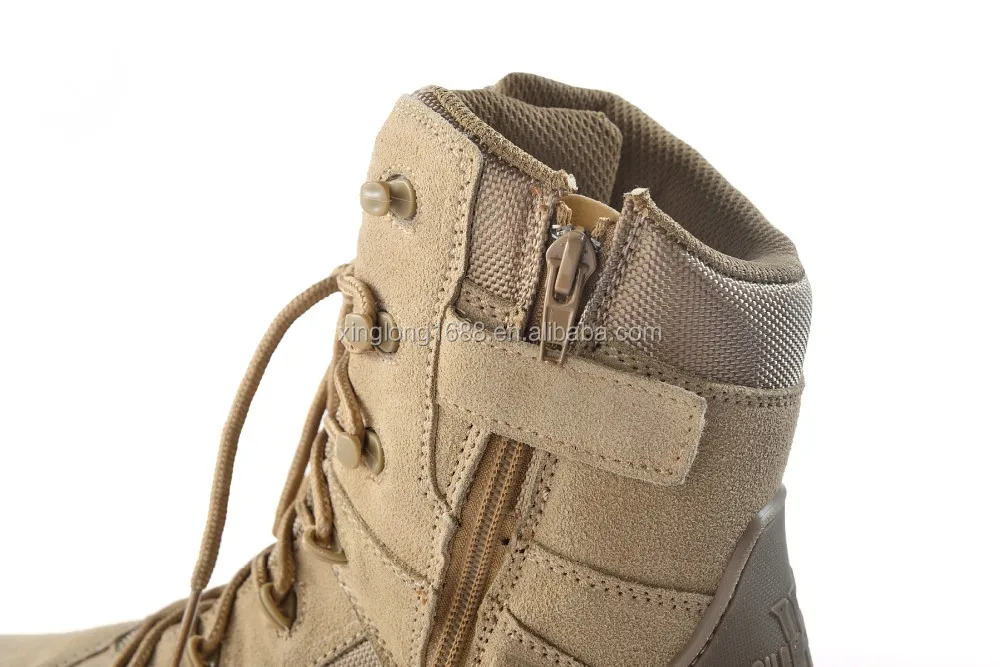 New Outdoor Khaki Color Desert Military Security Boots For Mens - Buy ...