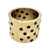 SAE430B oil copper alloy graphite inlaid bearing,high quality brass spherical steel bush,AB-2 spherical plain