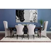 Black and white couple of horses head pictures painting art work for living room home decorative giclee printing cheap wholesale