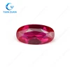 Wholesale red 5# ruby Gemstone corundum imitated natural cutting gemstone