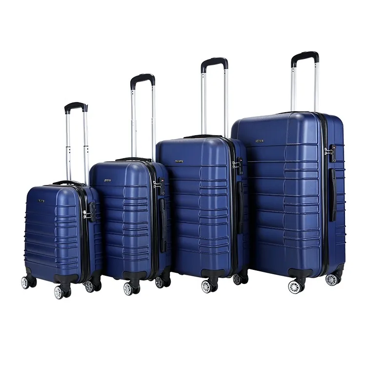 4pcs 360 Degree Set Abs 24 Inch Travel Suitcase Sets Trolley Suitcase ...