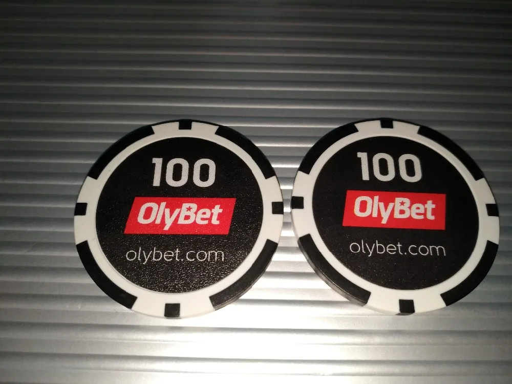 6 Plastic Casino Tokens Mockup 11.5g Plastic Casino Chip