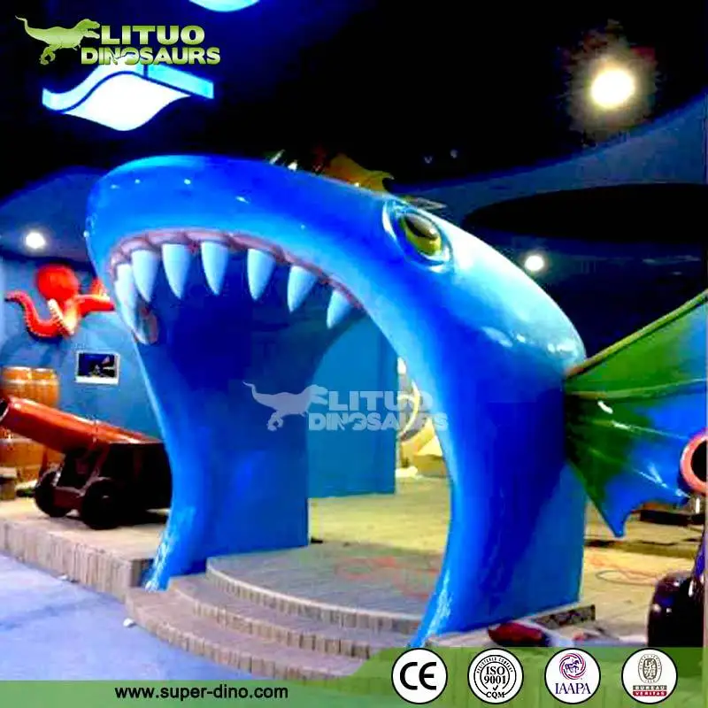 Playground Cartoon Gate Fiberglass Shark Head - Buy Fiberglass Shark Head,Cartoon  Shark Head,Big Shark Head Product on 
