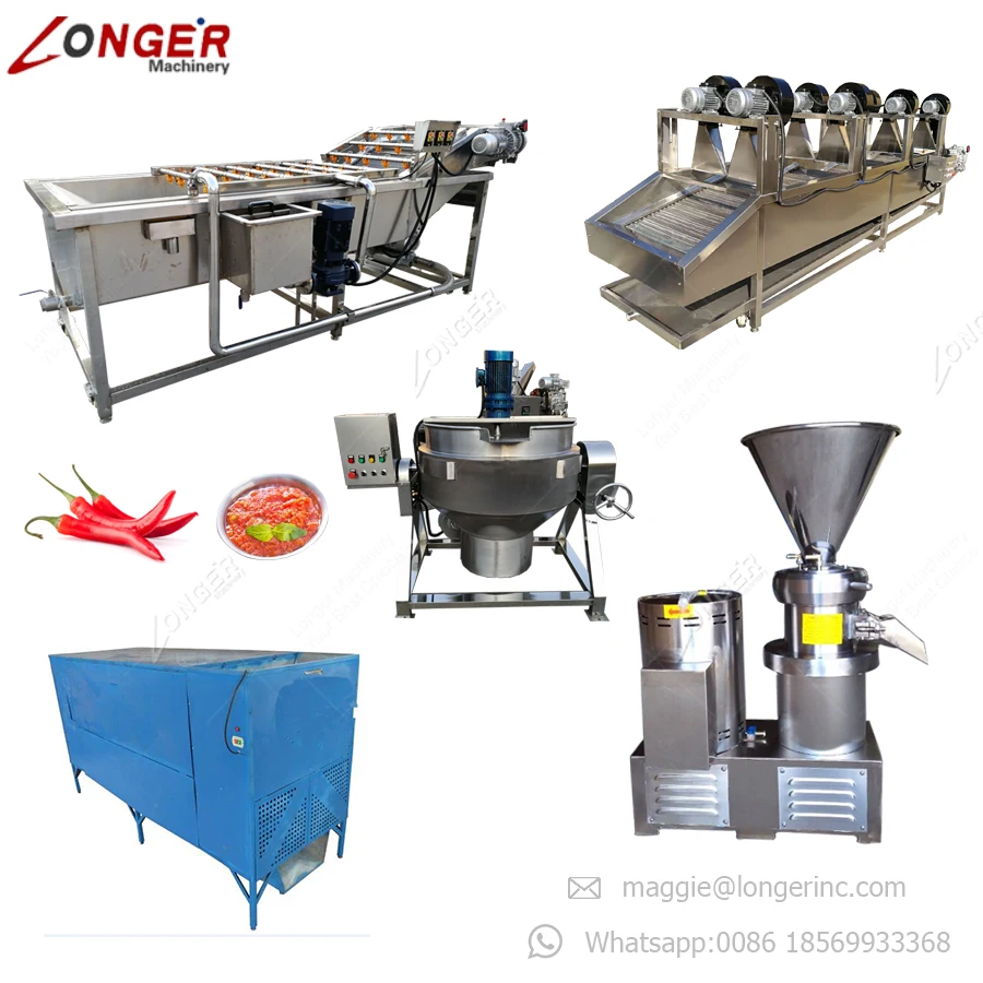 Best Price Chili Sauce Making Grinder Chilli Paste Grinding Processing