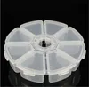 8 Grid Guitar Picks Box Circle Independently Open Close Keep Plectrum Guitar Accessories