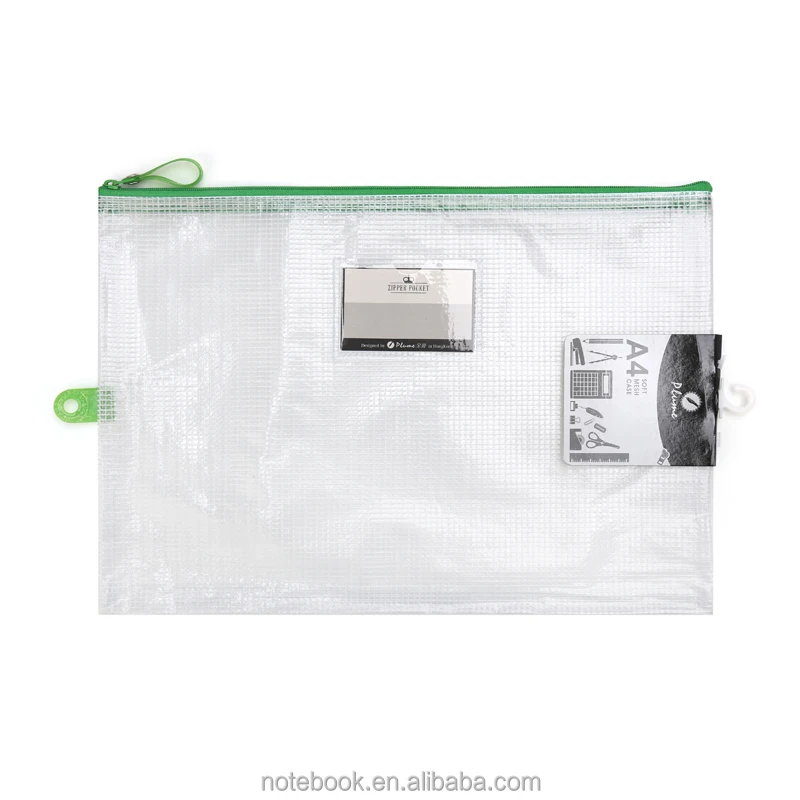 zippered document pouch