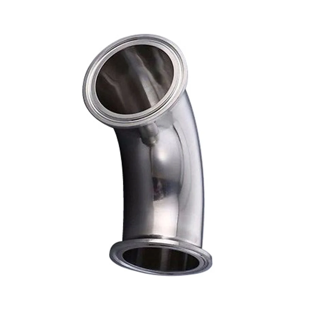 45mm Sanitary Stainless Tri Clamp 90 Degree Elbow