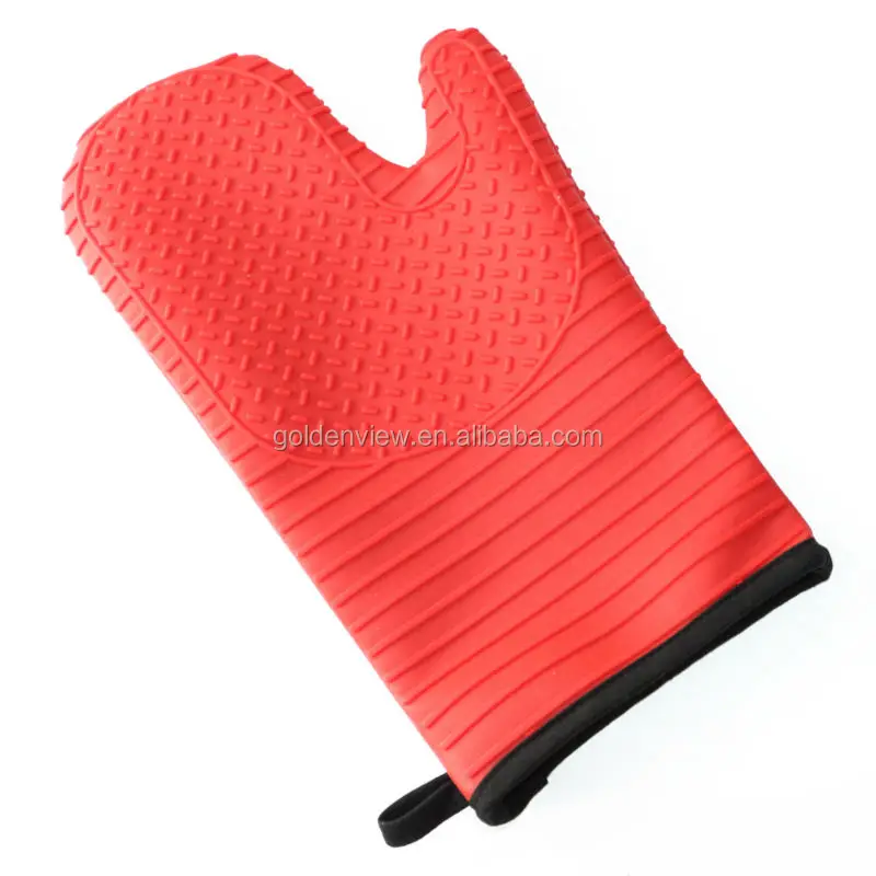Large Red Silicone Bbq Glove Rubber Oven Mitts Buy Glove,Silicon