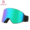 Manufacturer Most Popular Anti-fog OEM UV400 Magnetic Snowboard Glasses Polarized Custom Ski Snow Goggles