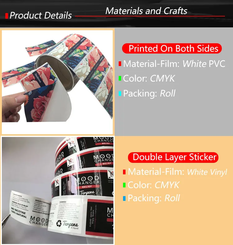 reverse sticker printing