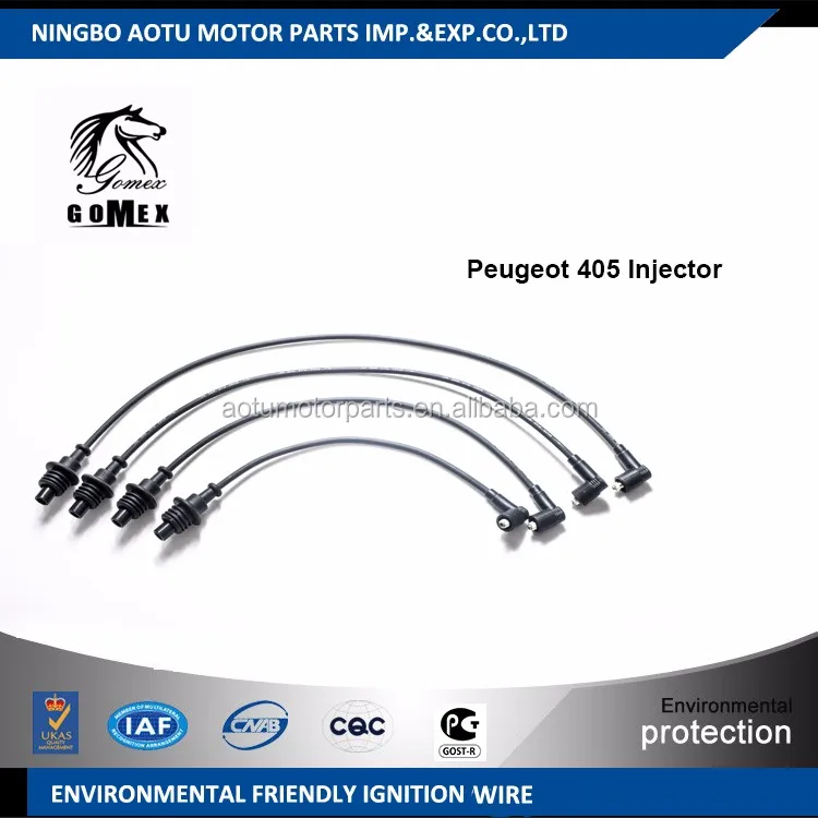High voltage silicone Ignition wire set ignition cable kit spark plug wire for SAAB 8821951