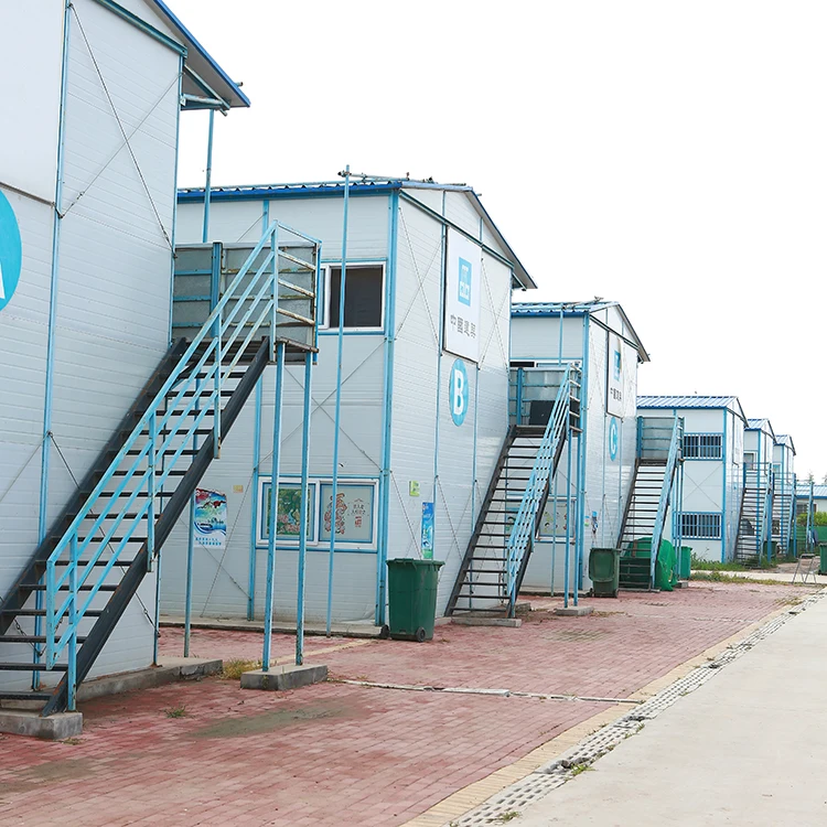 prefabricated accommodation durable house quick installation prefab k house labor camp worker camp
