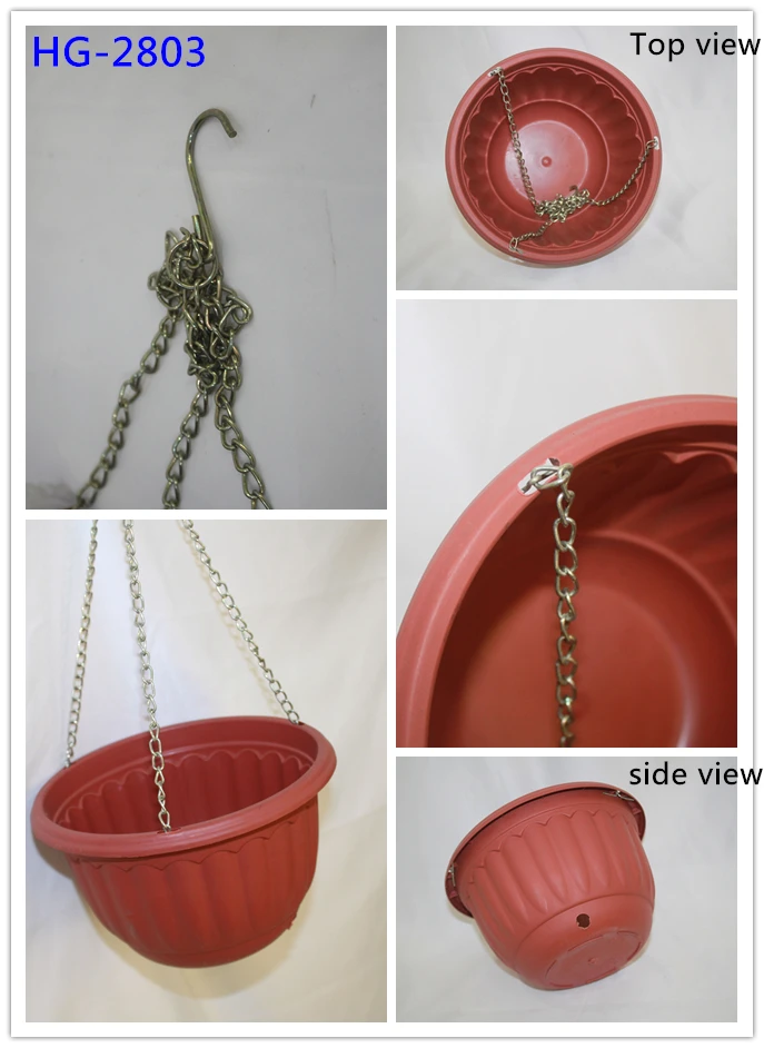 wholesale plastic hanging baskets for rose flower