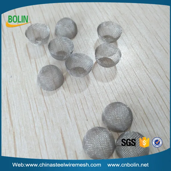 Rimmed Dome Shape Stainless Steel Brass Mesh Crystal Smoking Pipe