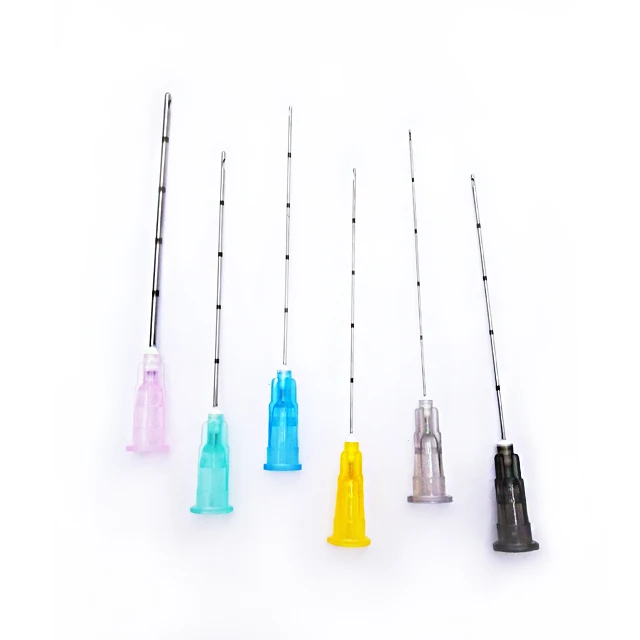 
22G*50mm, 25G*50mm Blunt tip cannula Micro cannula needle cannula 